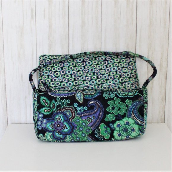 Vera Bradley Blue Rhapsody Quilted Shoulder Bag - Picture 9 of 10